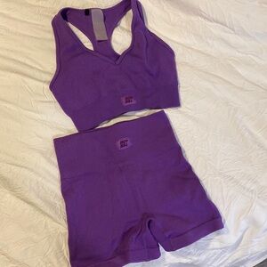 Bo + Tee Purple Set